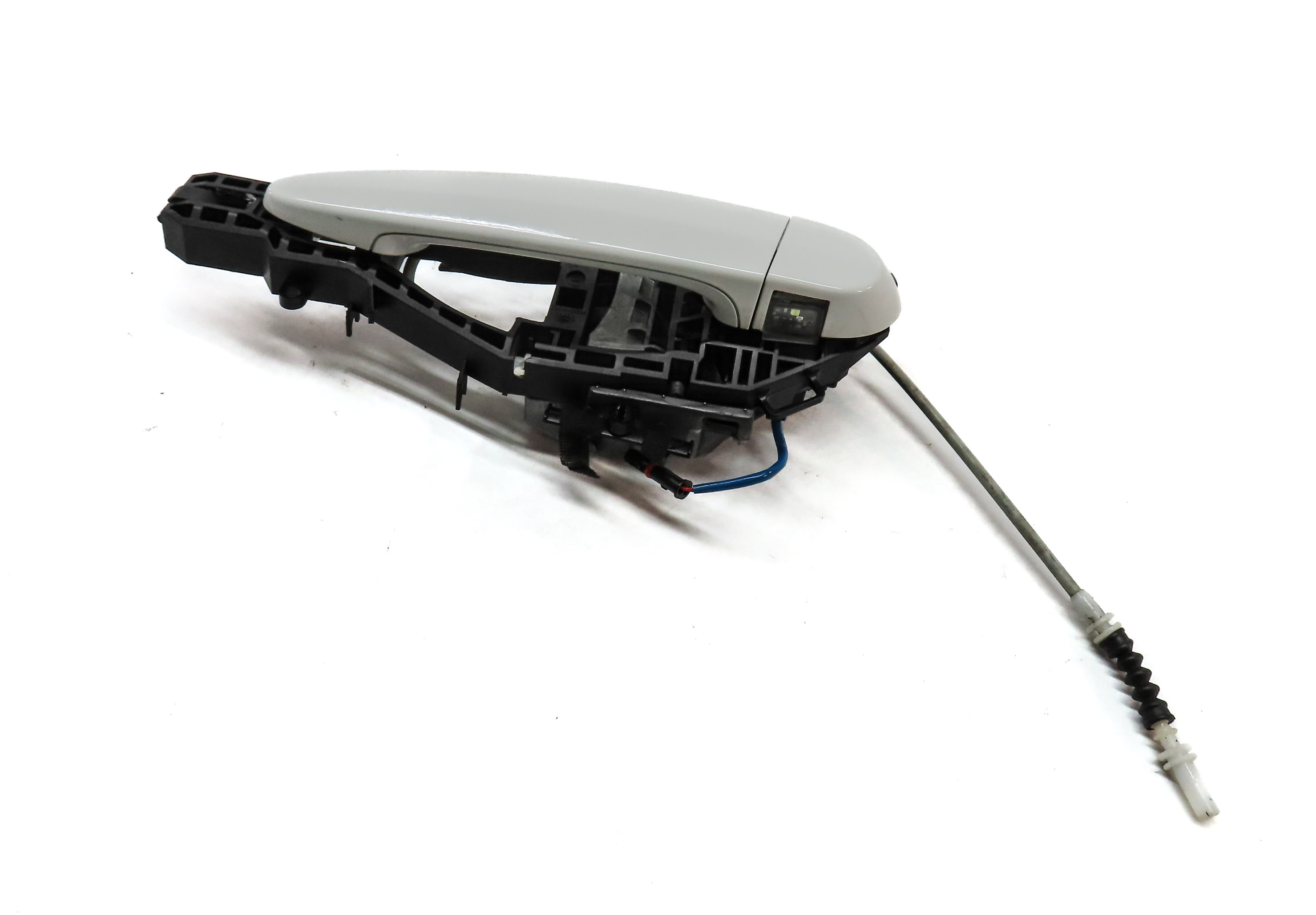 2012-2019 BMW 328i 330i 335i M3 (F30 F31) LEFT SIDE REAR DOOR HANDLE (WHITE) — exact item pictured